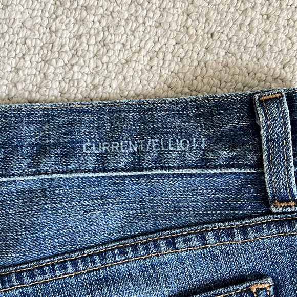 Current/Elliott Roll Short, boyfriend denim shorts, sz 30 - Picture 5 of 7